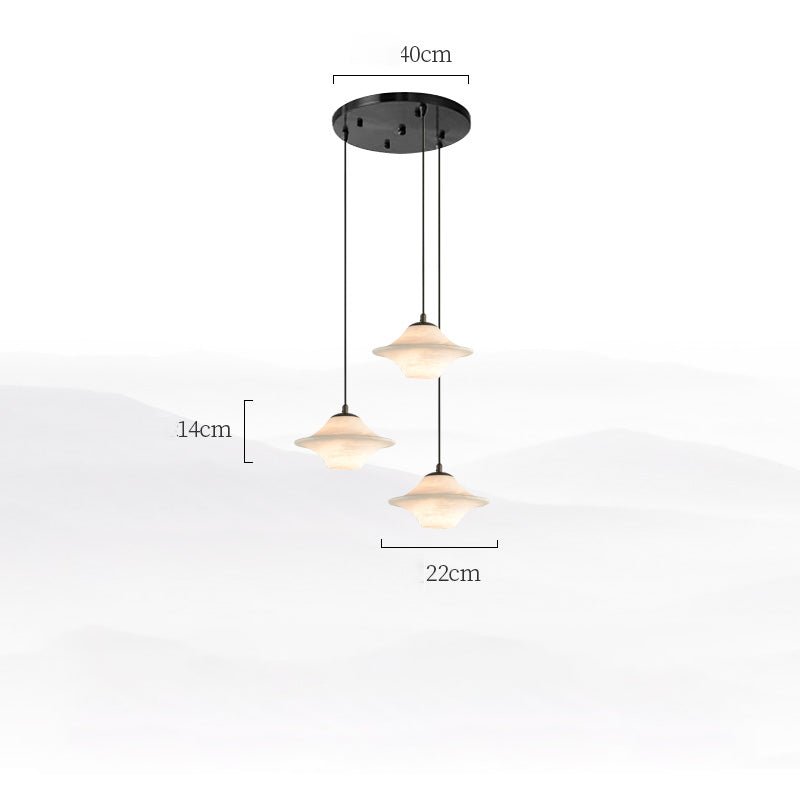 Nordic Creative Minimalist Luxury Alabaster Pendant Lamp