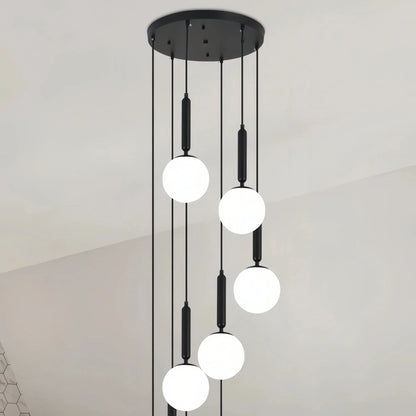 Nordic Extra Large Minimalist Long Pendant Light for High Ceiling Staircase