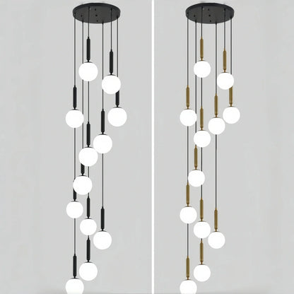 Nordic Extra Large Minimalist Long Pendant Light for High Ceiling Staircase