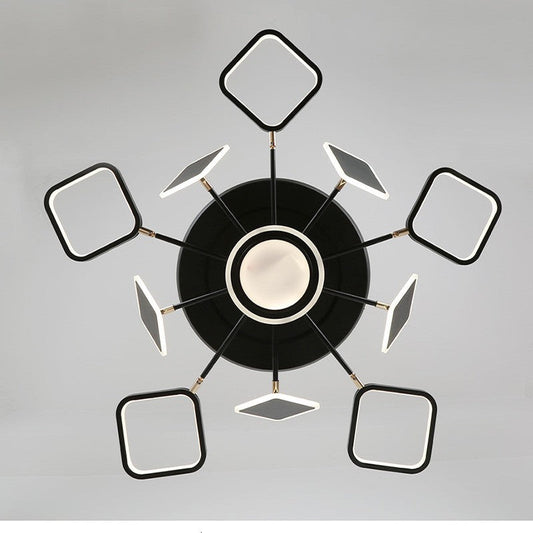 Nordic LED Ceiling Fan Light with Remote Control