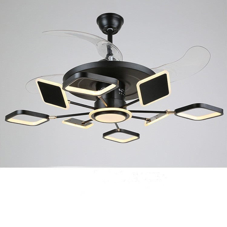 Nordic LED Ceiling Fan Light with Remote Control