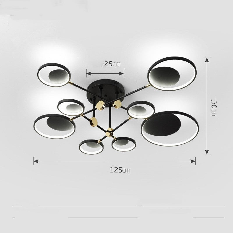Nordic Modern Molecular LED Glass Ceiling Light