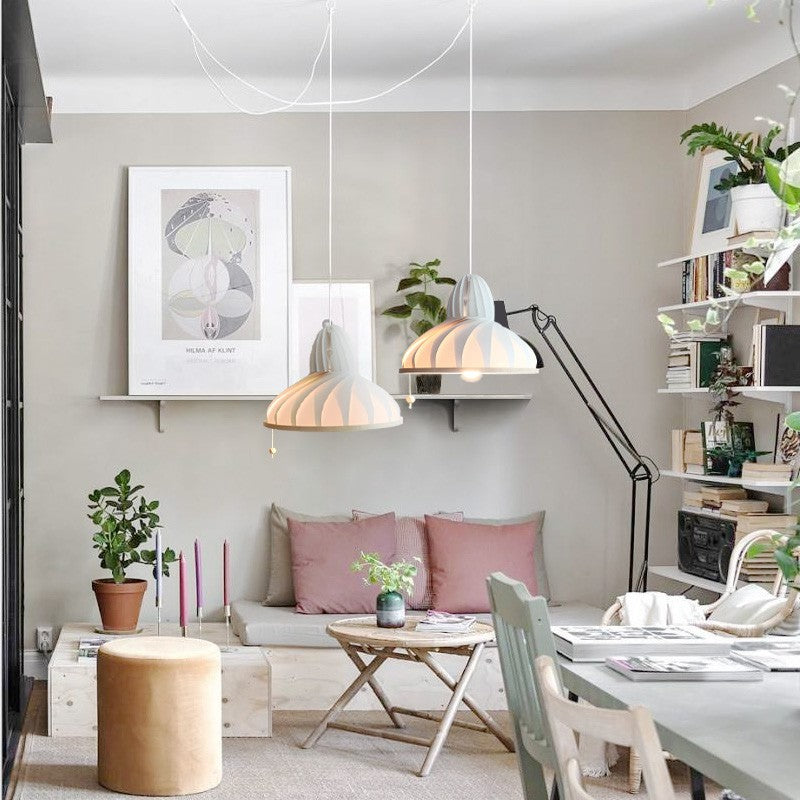 Nordic Origami Sun Lampshade Creative LED Chandelier