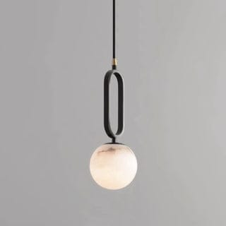 Orb Alabaster Pendant