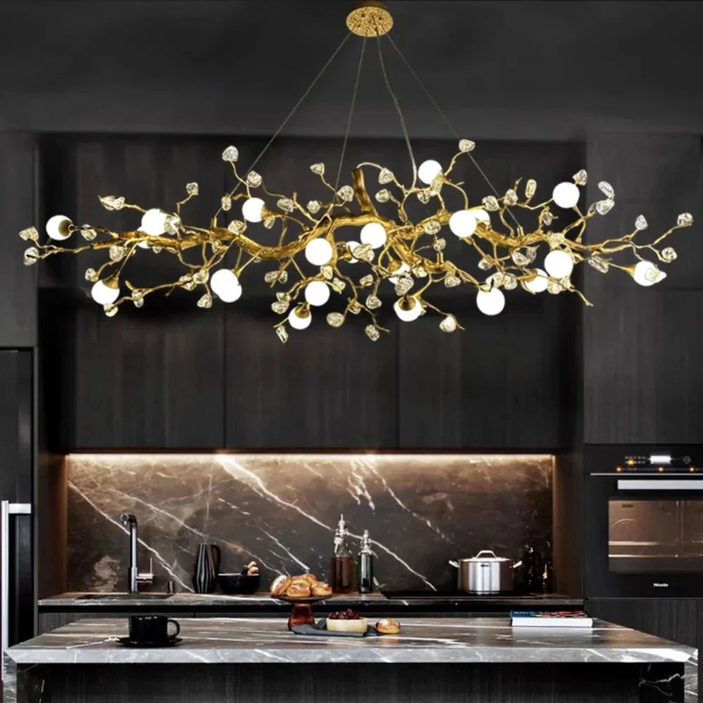 Orgi Statement Linear Branch Chandelier