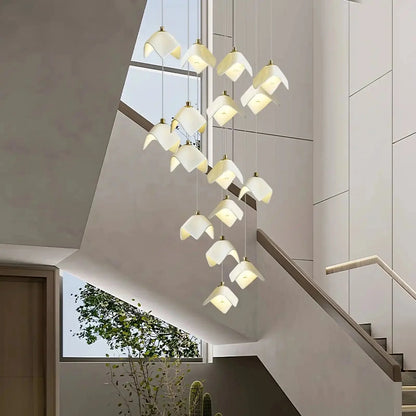 Orlani Bloom Cascade Stairs Chandelier