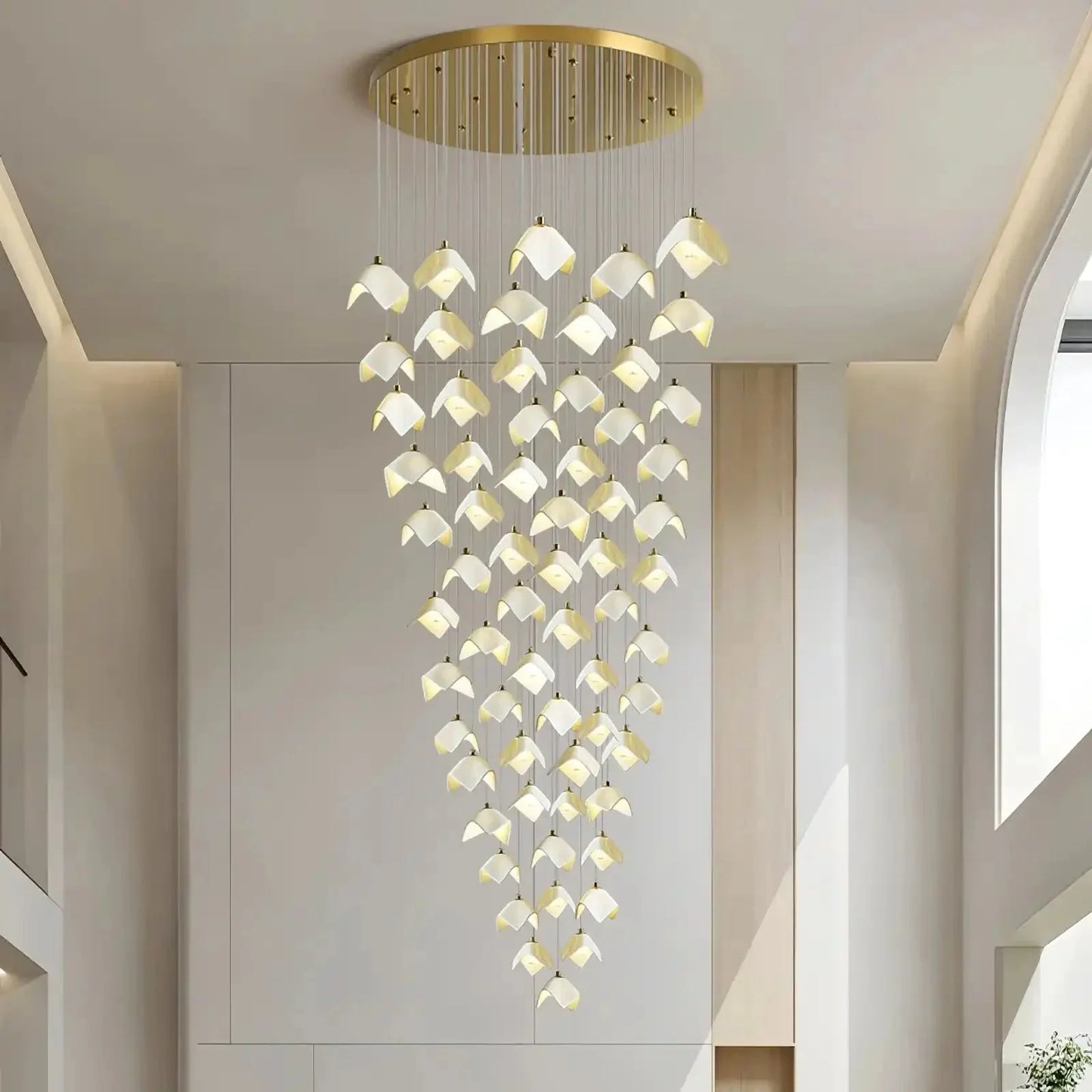 Orlani Bloom Cascade Stairs Chandelier