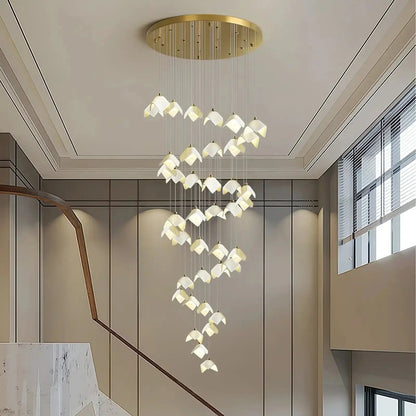 Orlani Bloom Cascade Stairs Chandelier
