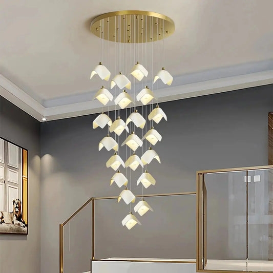 Orlani Bloom Cascade Stairs Chandelier
