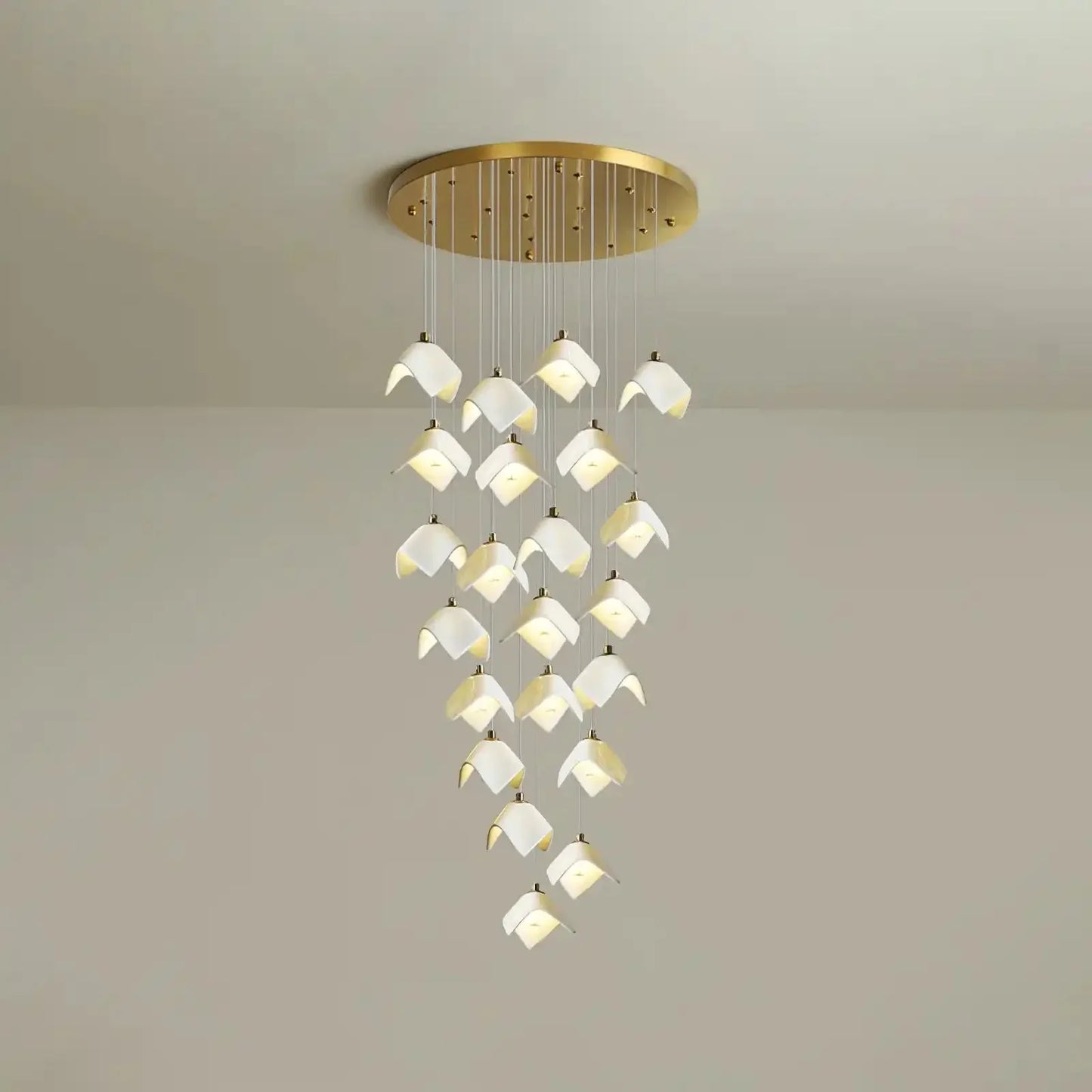 Orlani Bloom Cascade Stairs Chandelier