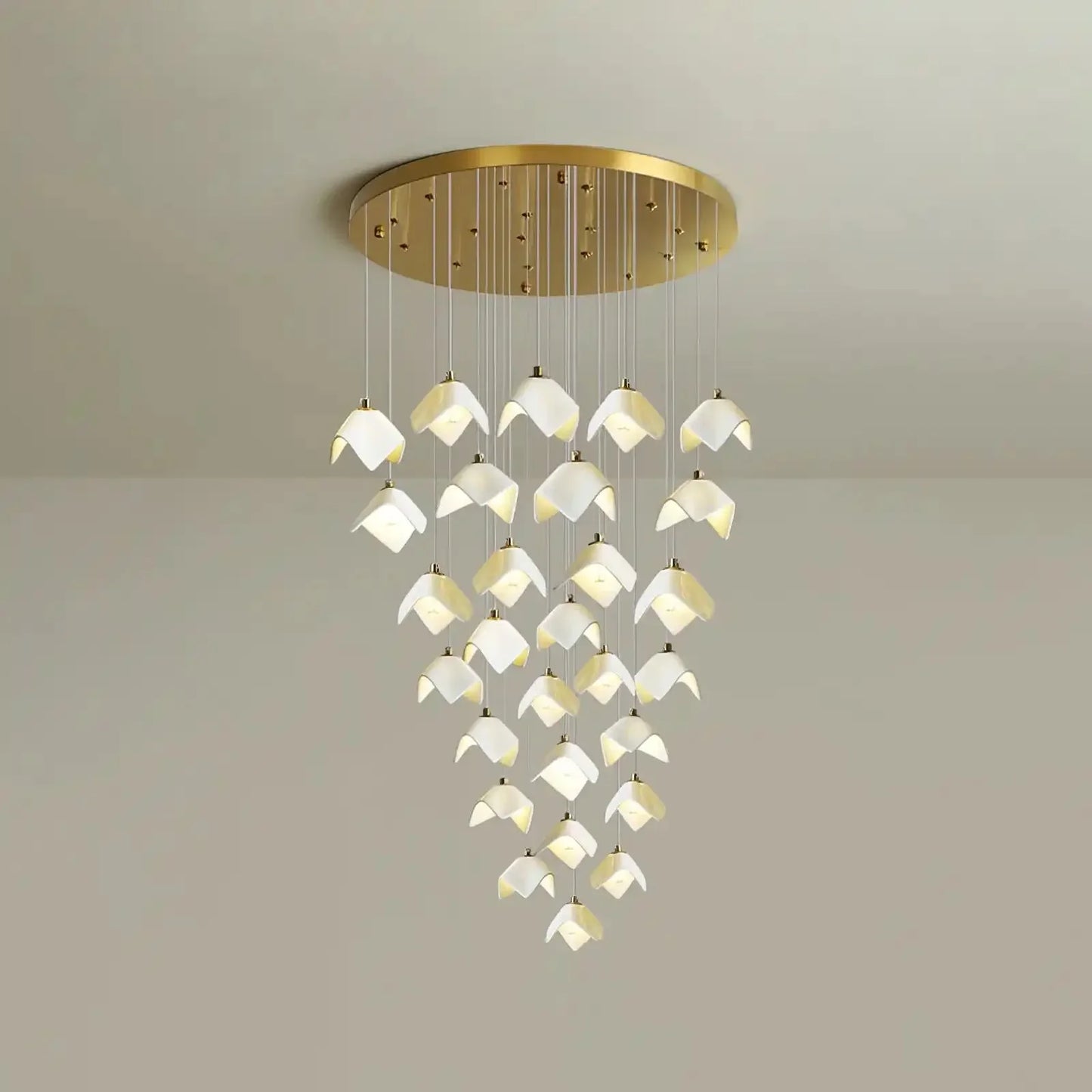 Orlani Bloom Cascade Stairs Chandelier