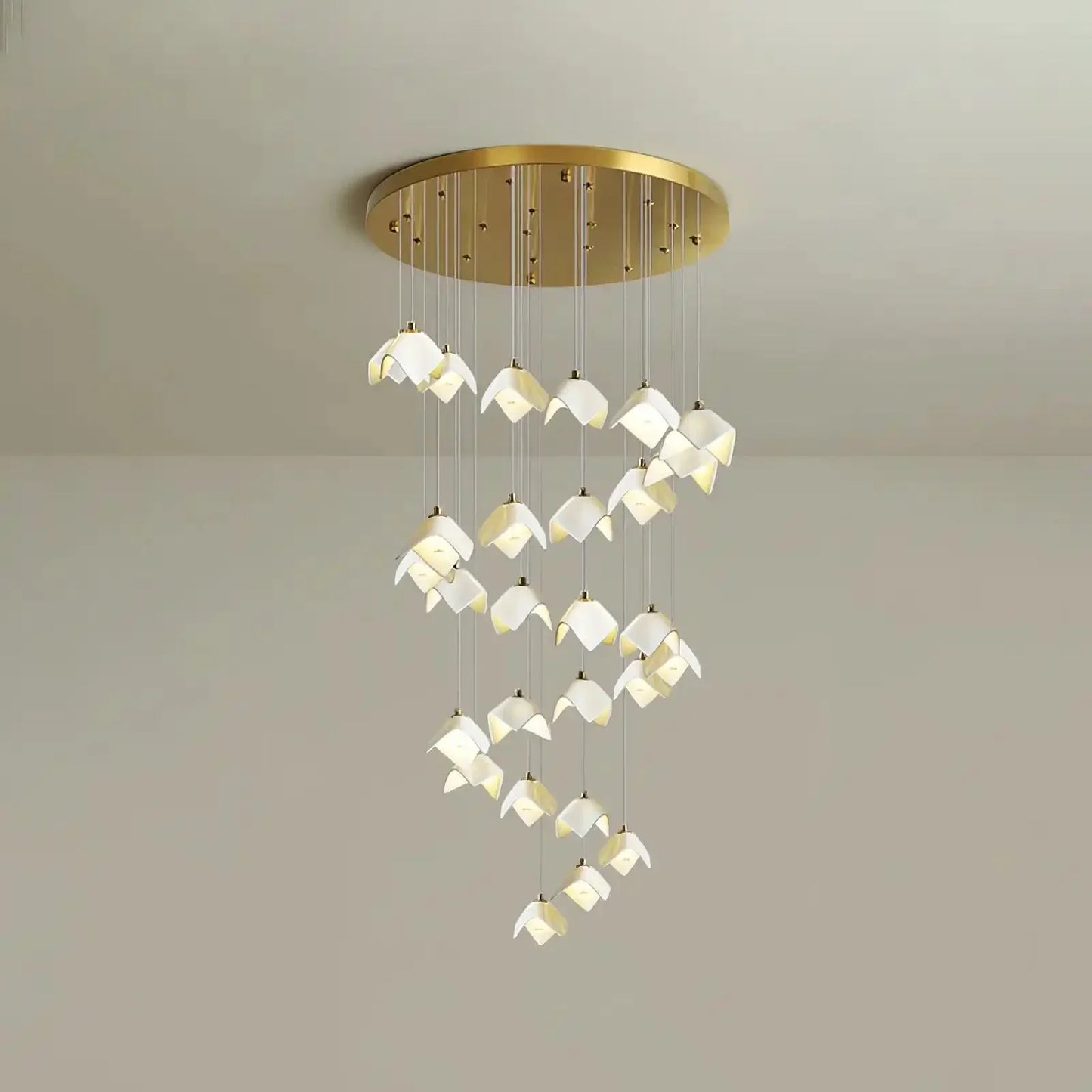 Orlani Bloom Cascade Stairs Chandelier
