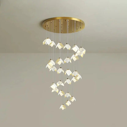 Orlani Bloom Cascade Stairs Chandelier