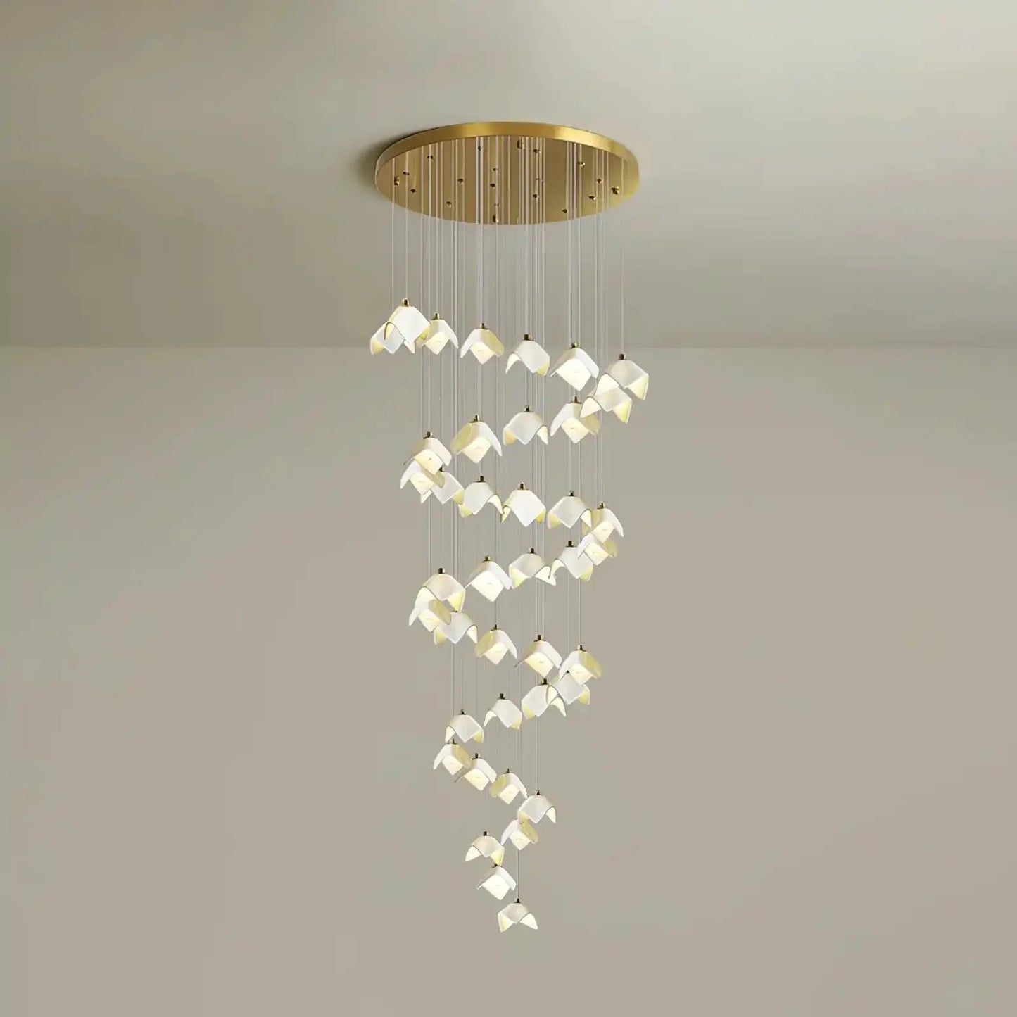 Orlani Bloom Cascade Stairs Chandelier