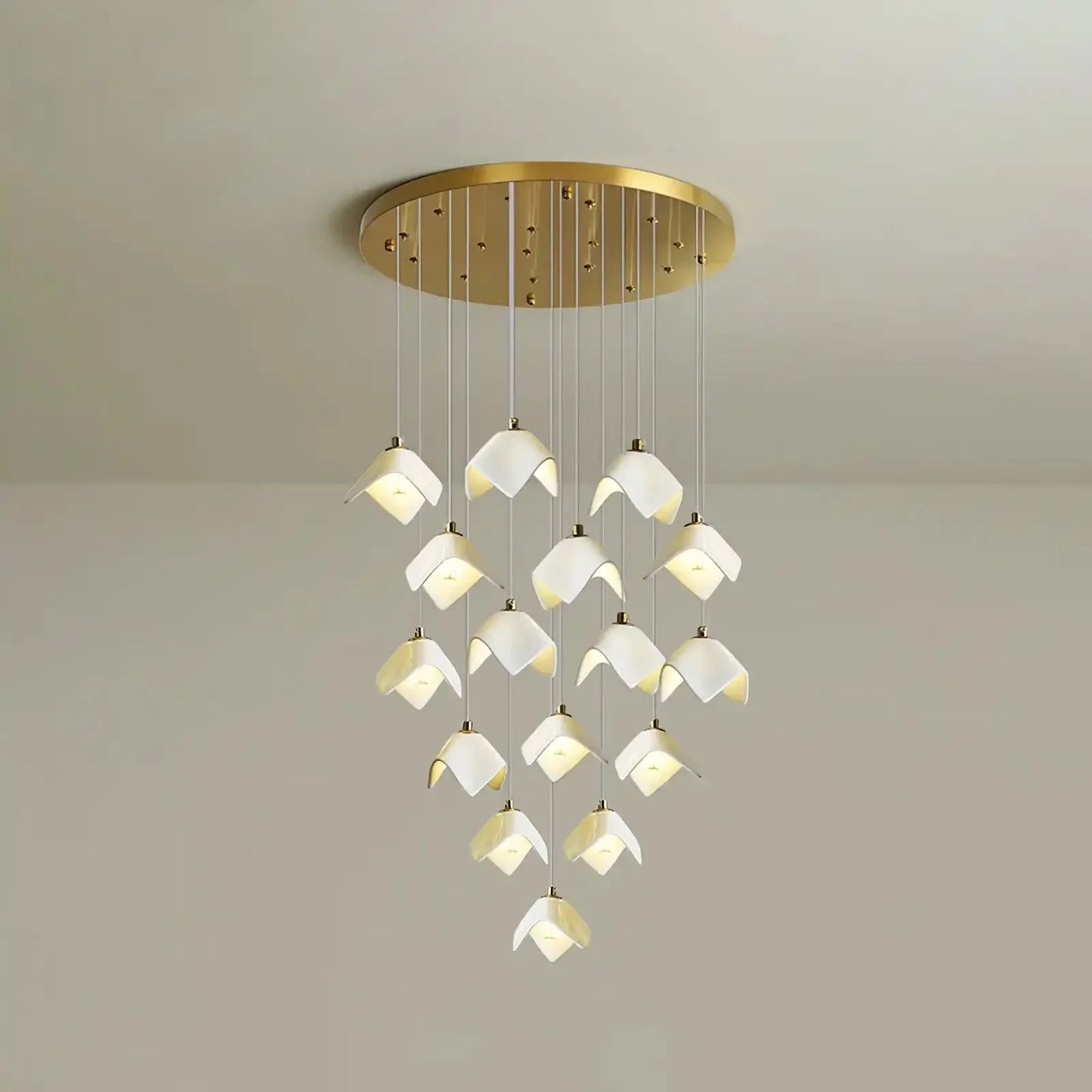 Orlani Bloom Cascade Stairs Chandelier