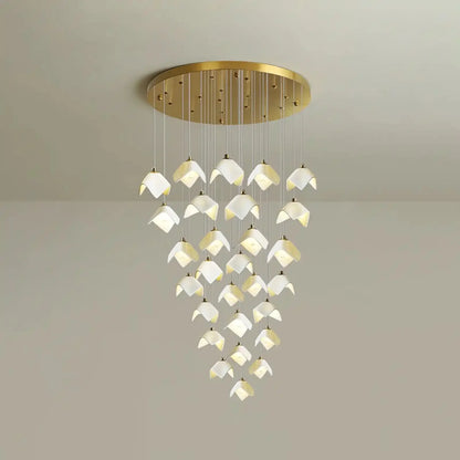 Orlani Bloom Cascade Stairs Chandelier