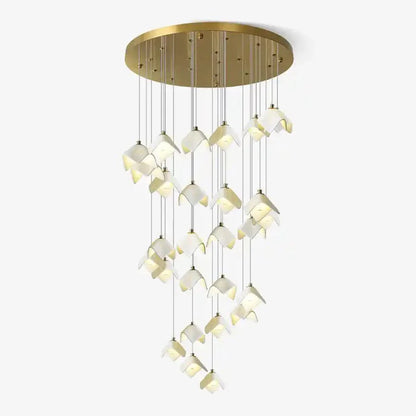 Orlani Bloom Cascade Stairs Chandelier