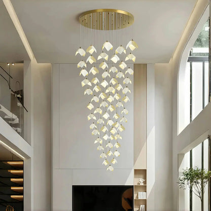 Orlani Bloom Cascade Stairs Chandelier