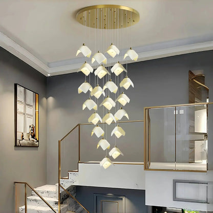 Orlani Bloom Cascade Stairs Chandelier