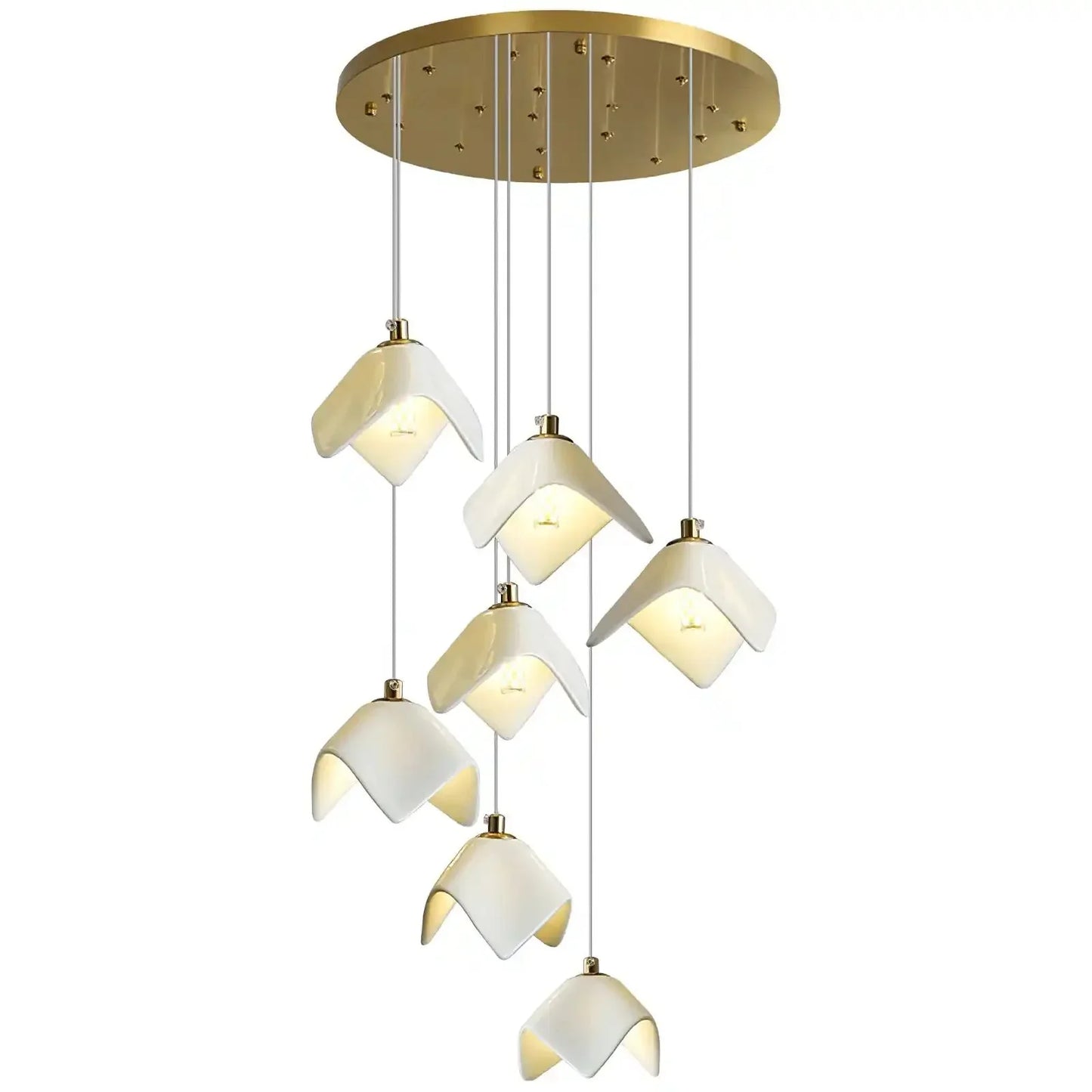 Orlani Bloom Cascade Stairs Chandelier