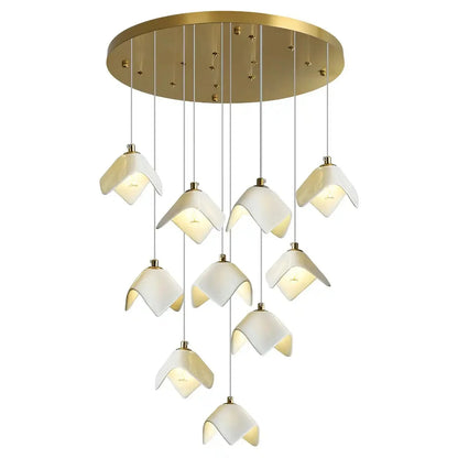 Orlani Bloom Cascade Stairs Chandelier