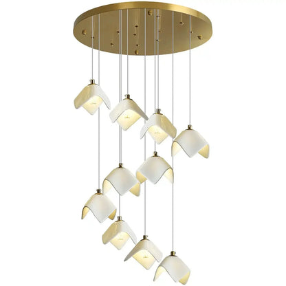 Orlani Bloom Cascade Stairs Chandelier