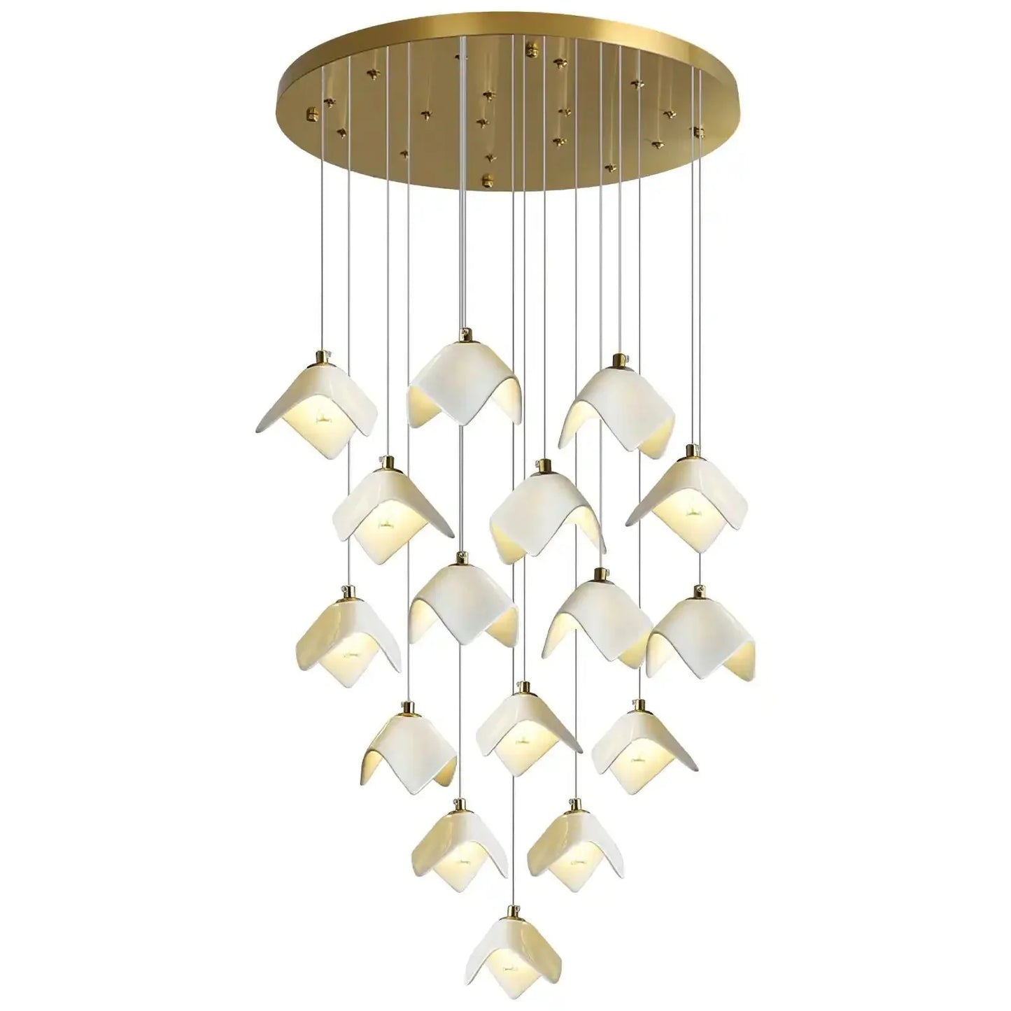 Orlani Bloom Cascade Stairs Chandelier