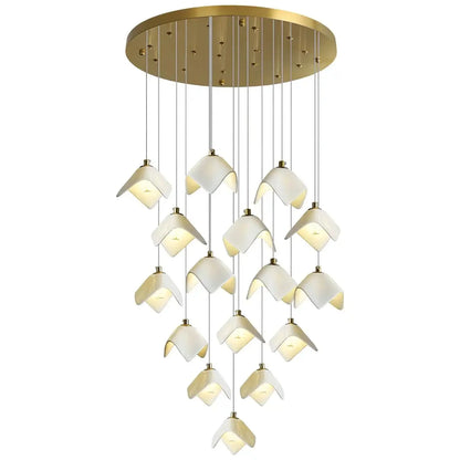 Orlani Bloom Cascade Stairs Chandelier