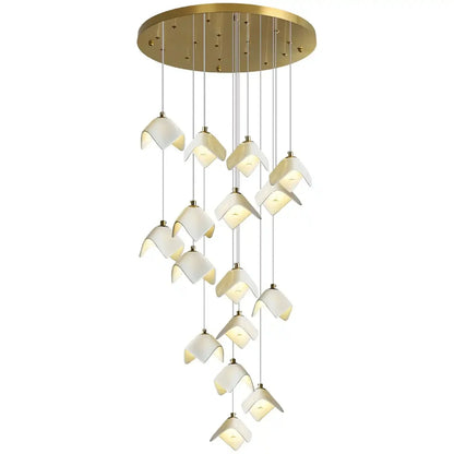 Orlani Bloom Cascade Stairs Chandelier