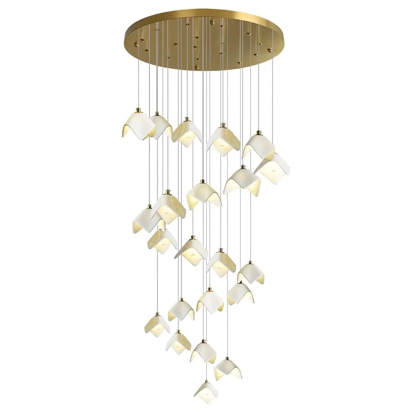 Orlani Bloom Cascade Stairs Chandelier