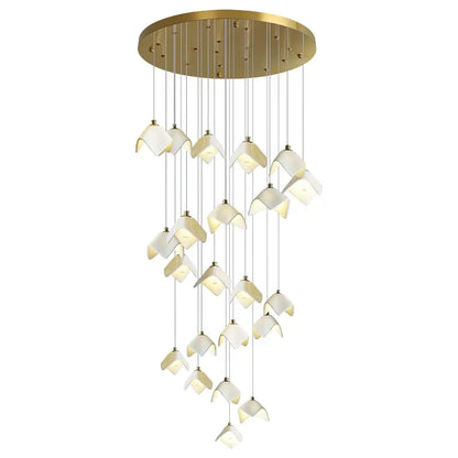 Orlani Bloom Cascade Stairs Chandelier
