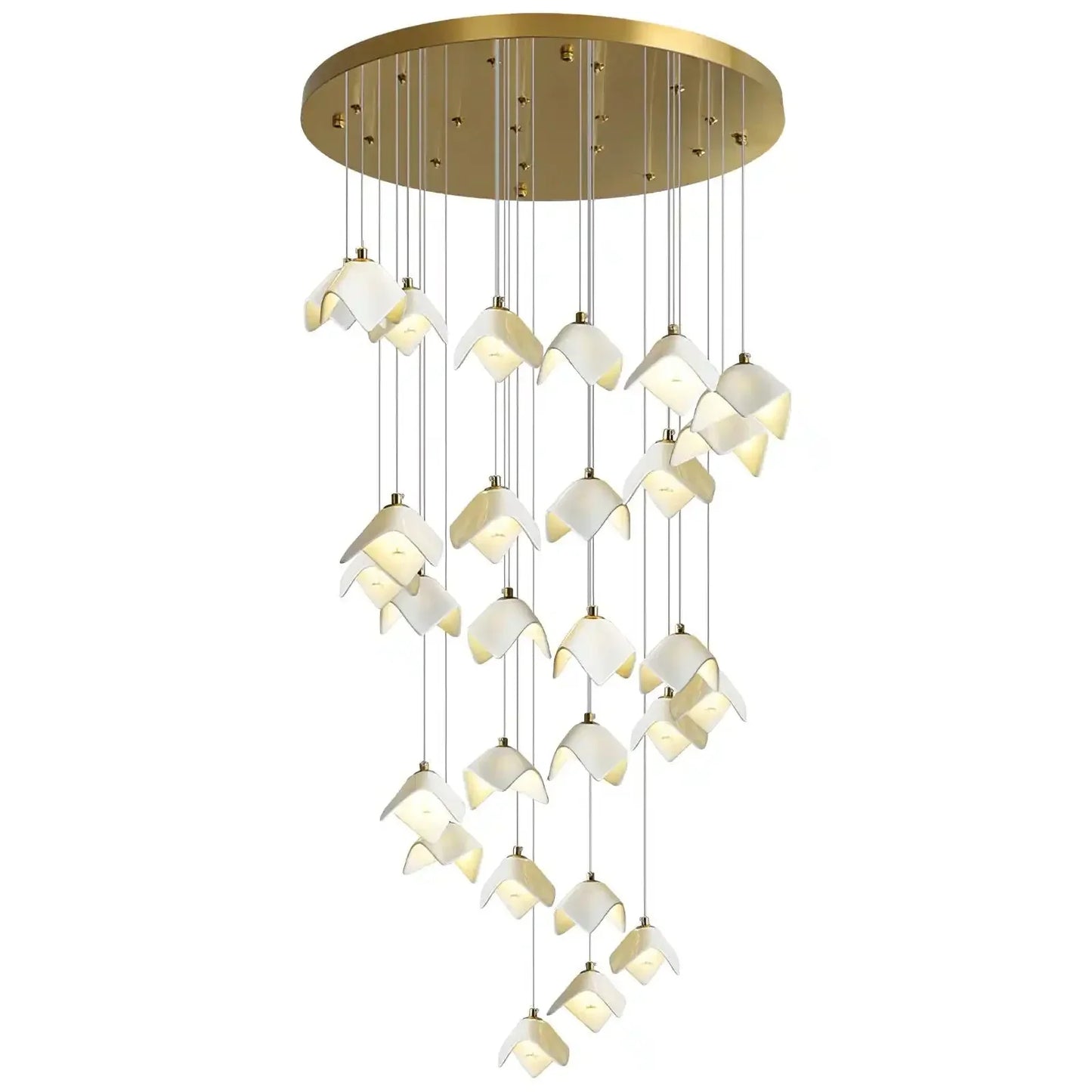 Orlani Bloom Cascade Stairs Chandelier