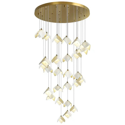 Orlani Bloom Cascade Stairs Chandelier