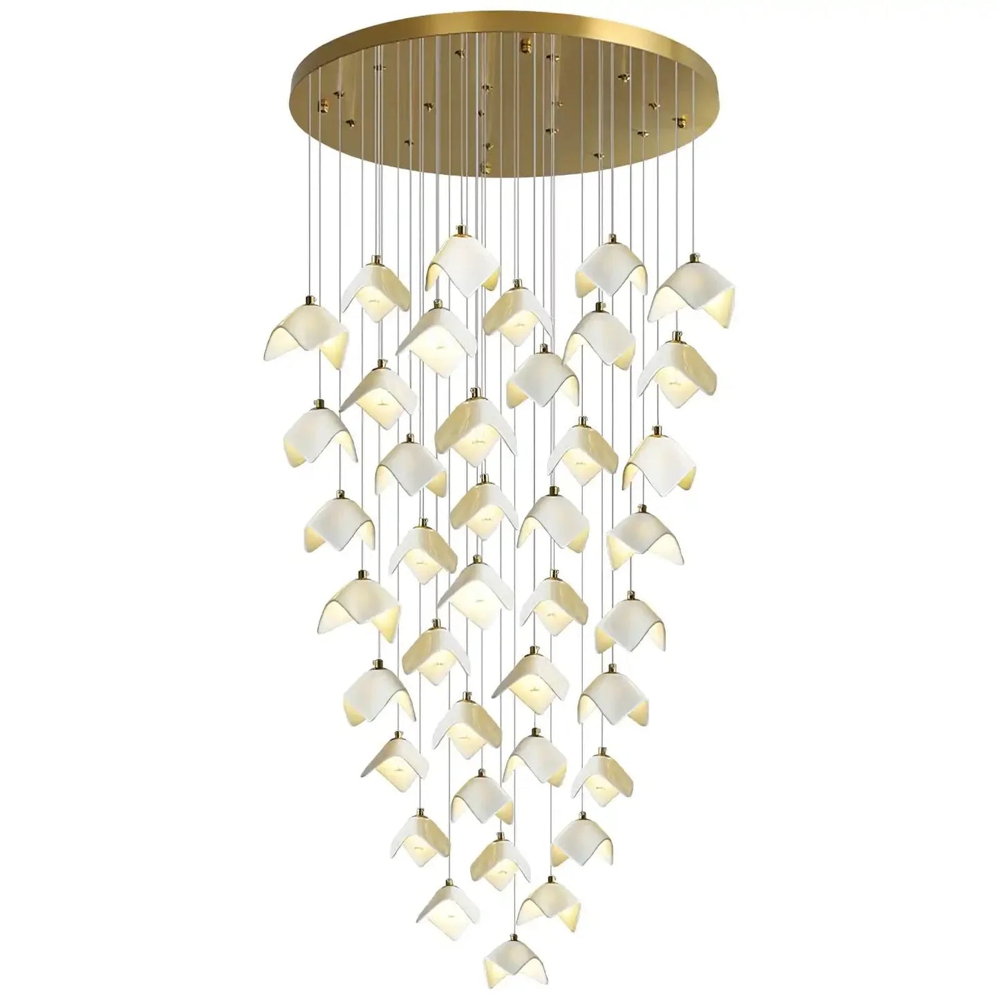 Orlani Bloom Cascade Stairs Chandelier