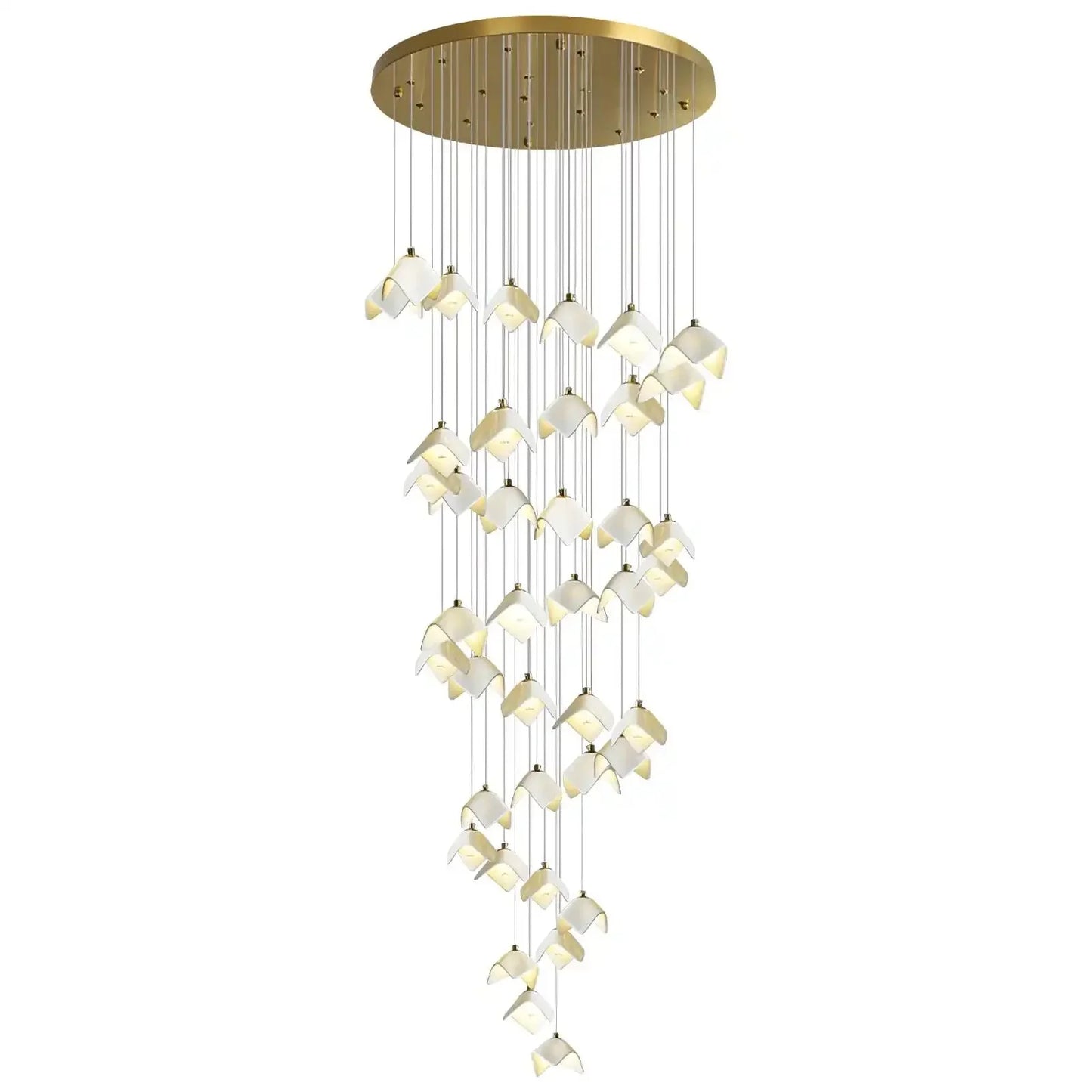 Orlani Bloom Cascade Stairs Chandelier