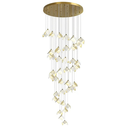 Orlani Bloom Cascade Stairs Chandelier