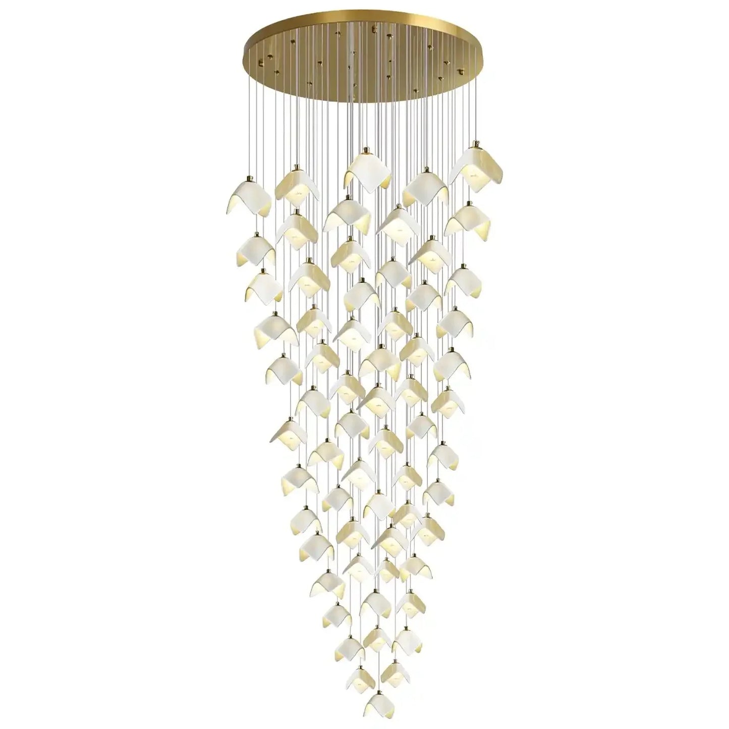 Orlani Bloom Cascade Stairs Chandelier