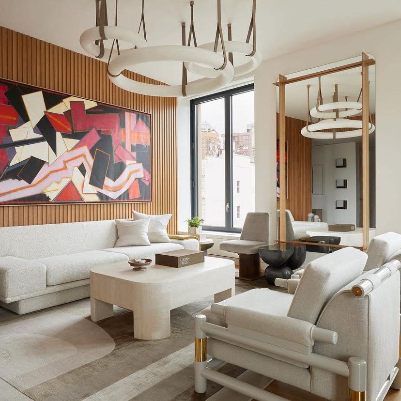 Oslo Pendant Alabaster Chandelier, Halo Ring Chandelier With Leather