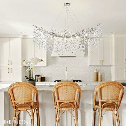 Solara Rectangular Tree Branch Chandelier 55" 72" Tree Branch
