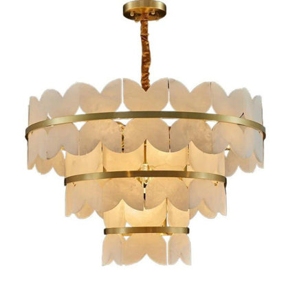 Patanga Alabaster Chandelier Light