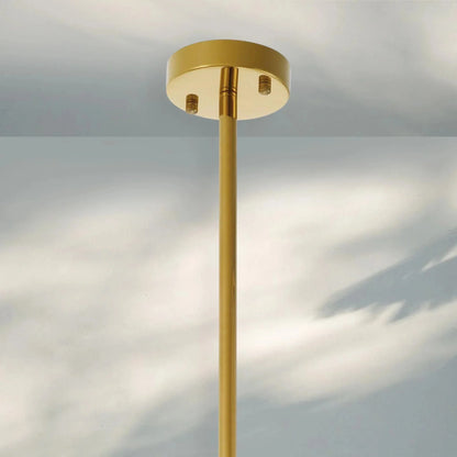 Pearl Alabaster Modern Round Chandelier