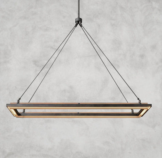 Peraalta Rectangular Chandelier 48" 62"