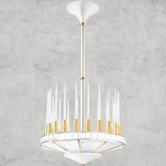 Perees Candles Chandelier 27D"