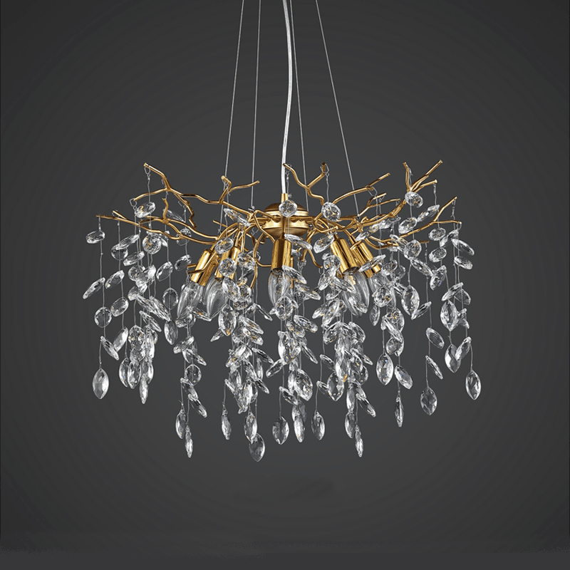 Postmodern Creative Crystal Branch Chandelier