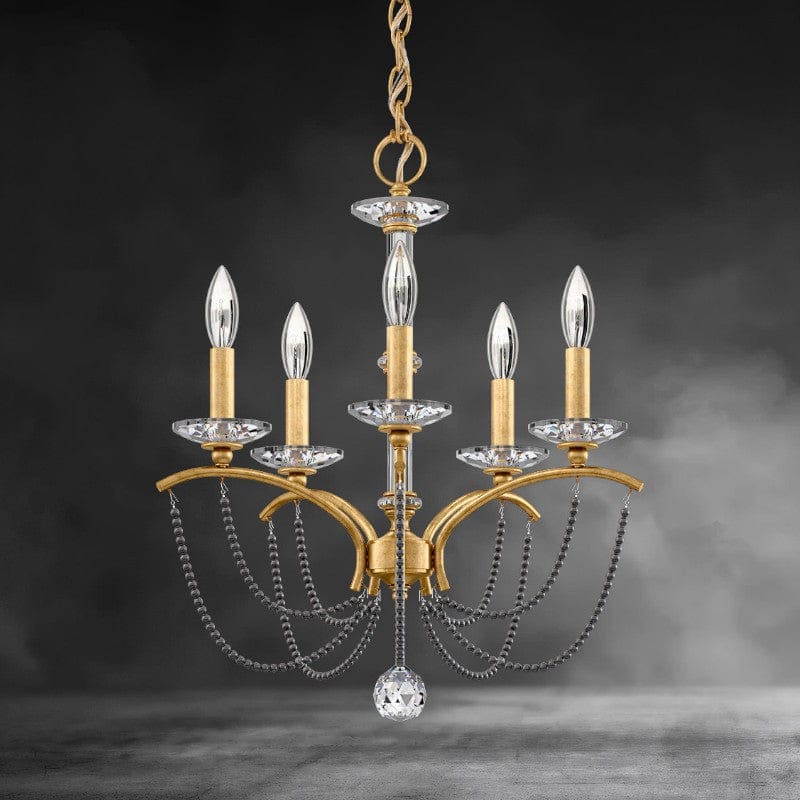 Priscilla Crystal Candlestick Chandelier 18"