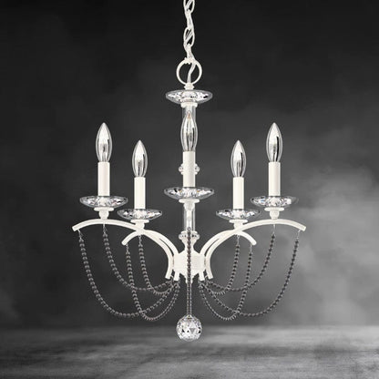 Priscilla Crystal Candlestick Chandelier 18"