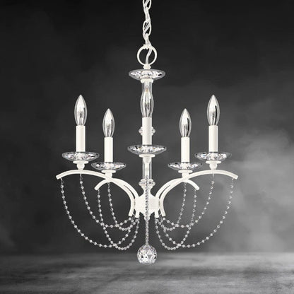 Priscilla Crystal Candlestick Chandelier 18"