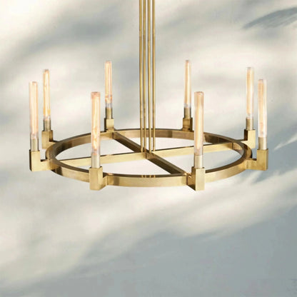 Pulse Candlestick Round Chandelier 36"48"60"72"