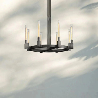 Pulse Candlestick Round Chandelier 36"48"60"72"