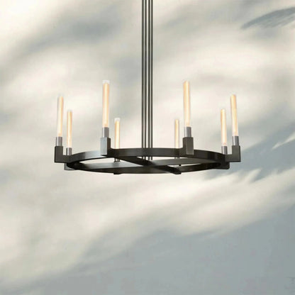 Pulse Candlestick Round Chandelier 36"48"60"72"